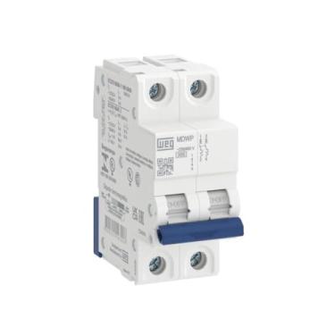 Imagem de Disjuntor Mini Bipolar MDWP 20A Curva C Weg -