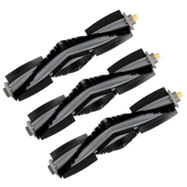 Imagem de (3 peças) Escova de rolo compatível com ECOVACS DEEBOT X1/ X1 Omni/ X1 Turbo/ X1 PRO OMNI/ T10/ T10 Plus/ T10 Turbo/ T10 Omni/ T20/T20 Omni Robot Vacuum Accessories Peças de substituição da escova