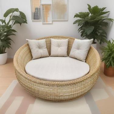 Imagem de Chaise, Area Externa, 160, cadeira grande, fibra Palha - Varanda Móvei