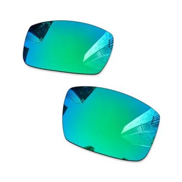Imagem de Combine8 Lentes de reposição Ploarized para óculos de sol Oakley Gascan OO9014 - Verde