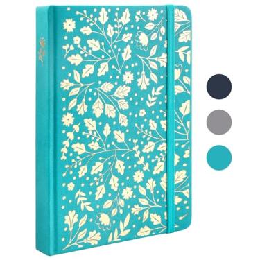 Imagem de TIEFOSSI Bullet Dot Journal, caderno vintage para mulheres e homens, 160 GSM 192 páginas premium, caderno A5 de capa dura, para viagem, escritório, escrita diária