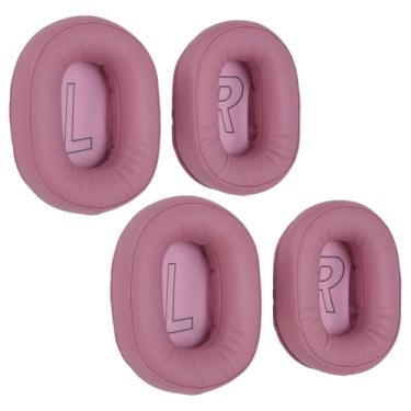 Imagem de 2 Pares de Orelhas para o Hecate G2, 4pcs Proteínas de Couro de Couro de Espuma Earpads Tampa de Almofada, Almofadas de Fone de Ouvido Confortáveis ​​substituição para Hecate G2