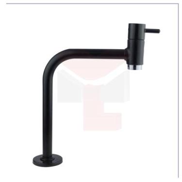 Imagem de Torneira Banheiro Preta Metal Black Lavatório Lavabo Pia Cuba Link 90º
