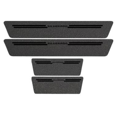 Imagem de  Kit Soleira Protetora Porta Premium Black PVC - Silverado - Jhow Ades