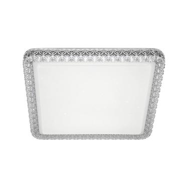 Imagem de Plafon Led Blumenau Shine Liso De Sobrepor Com Ajuste De Cor 24w Bivolt Translúcido