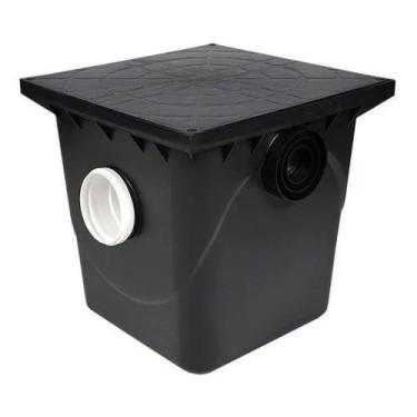 Imagem de Caixa De Gordura Plastica Abs Com Cesto Para Limpeza Metasul - matesul