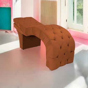 Imagem de Maca Estética com Encosto Dobrável Facial Capitonê Cílios Salão P02 Su