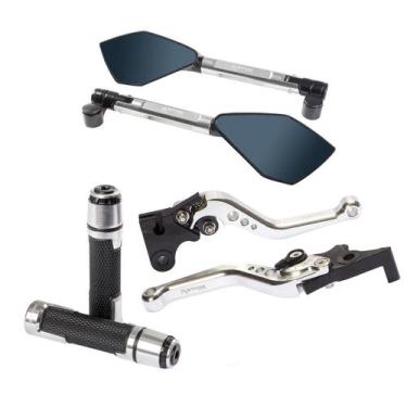 Imagem de Kit Manopla Pegasus TM2 Manete CB300R Cbx250 Twister - Stark Race, Pra