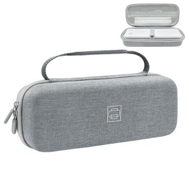 Imagem de Klawdsky Capa de impressora portátil rígida para JADENS PD-A4 e outras impressoras térmicas pequenas (tamanho máximo 26,4 cm x 9 cm), caixa de armazenamento rígida para papel e acessórios (apenas