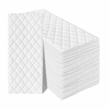 Imagem de KMAKII Panos de limpeza de microfibra, padrão de diamante, panos de limpeza descartáveis para piso, móveis, vidro, eletrônicos, alta absorção, lençóis, 8,7 × 11,20 cm (180)