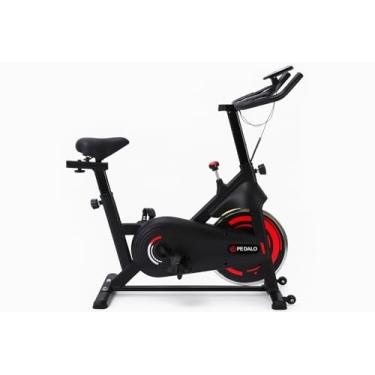 Imagem de Bicicleta Ergométrica Spinning Silenciosa com Roda de Inércia 10Kg, Ajuste de Intensidade e Monitor Digital – Bike de Exercício Profissional, Ideal para Exercícios em Casa - Cardio Fitness e Emagrecimento