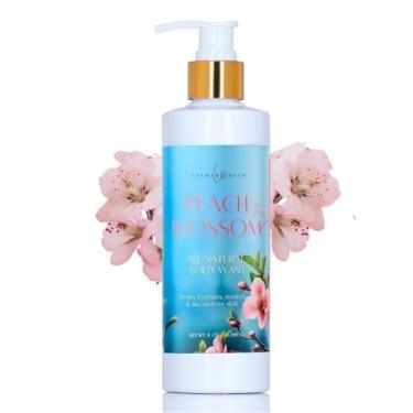 Imagem de LatherGreen Sabonete Líquido Corporal Peach Blossom – Hidratação Suave com Aloe Vera, Manteiga de Karité e Vitamina E, 8 onças