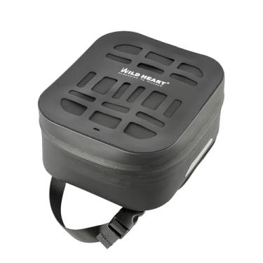 Imagem de WILD HEART Bolsa impermeável para tanque de combustível de liberação rápida para motocicleta, bolsa de primeiros socorros, multifuncional (preto vazado)