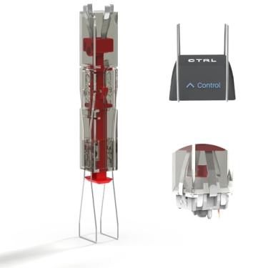 Imagem de KEMOVE P10-V1 Interruptor de 4 garras e extrator de teclado para teclados mecânicos de jogos - Design ergonômico sem dor, ferramenta omnidirecional de aço inoxidável 304 para remoção sem esforço de