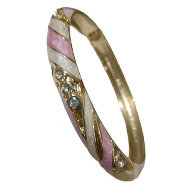 Imagem de Only My Live Home Cloisonne Colorido Esmaltado Strass Pulseira Fina Pulseira Articulada Pulseira Feminina Pulso Pequeno Presentes Modernos Joias Étnicas, Inner Diameter 2.25 inch wide 0.31 inch about