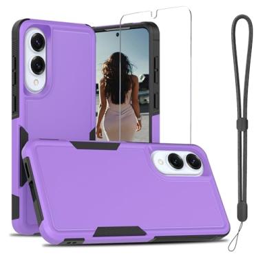 Imagem de Jeylly Capa para celular Sansung Galaxy S25 Edge para mulheres e meninas, com protetor de tela HD e alça Wirst, capa resistente de proteção total antiderrapante para celular S25 Edge de 6,7 polegadas