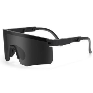 Imagem de QUSBOI Óculos de sol de beisebol polarizados para ciclismo de dois tamanhos para adultos e jovens meninos meninas crianças UV400 óculos esportivos masculinos e femininos, Qaa1, Adult