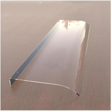 Imagem de Toldo Invisível Da Porta Da Frente, Dossel De Porta De Janela Curvado, Toldo De Porta Moderno, Toldo De Janela, Dossel De Porta Da Frente Arqueada, Para Varanda Traseira, 40 * 100cm/15.7 * 39.3in