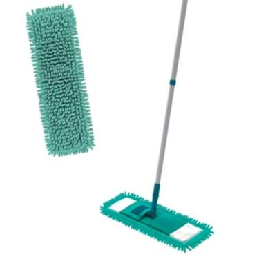 Imagem de Vassoura Rodo Mop | 2 em 1, Limpeza Úmida e Seca, Cabeça Giratória 360°, Refil Lavável