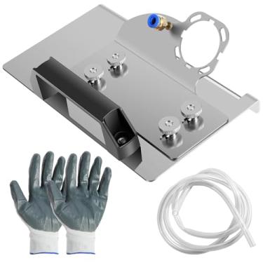 Imagem de Suporte de moedor angular para corte de chanfro de 45°, ferramenta de esmerilhadeira angular, suporte de moedor de ângulo, ferramenta de cortador de azulejo, chanfro de cerâmica de 45 graus (estilo 2)