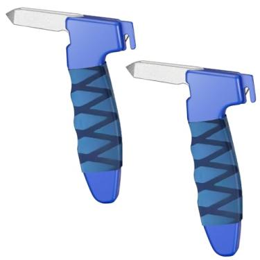 Imagem de GIOOIG Pacote com 2 maçanetas de porta de carro para idosos, assistência de maçaneta de carro 3 em 1 para maçanetas de porta de carro idosas, bengala de carro, com cortador de cinto de segurança