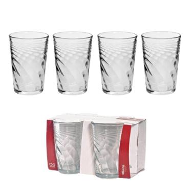 Imagem de Conjunto Com 4 Copos Franca Twist Vidro 200ml - Wincy - VDA14192