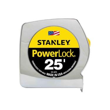 Imagem de Fita métrica Stanley Powerlock II Power Return 1m x 7m Chrome - Bostit