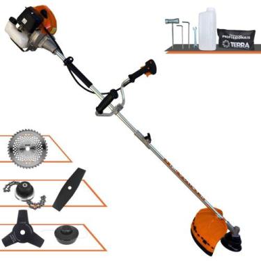 Imagem de Roçadeira Cortador de Grama Terra GRHB430 Bi-Partida À Gasolina 2T 43c