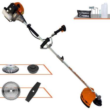 Imagem de Podador de Grama Robusto À Gasolina Terra GRHB430 Bipartido 43cc 1,7HP