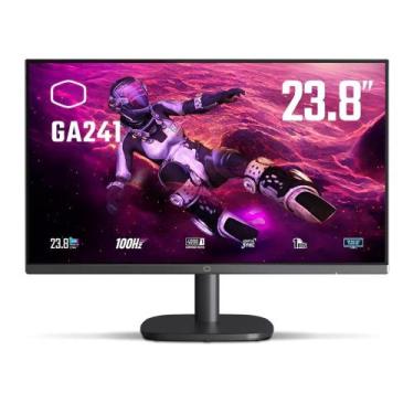 Imagem de Monitor Gamer Cooler Master 23,8", FHD, 100Hz, 1ms, VA, HDMI e VGA, HD