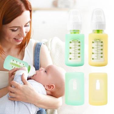 Imagem de Mangas para mamadeira Purekra for Dr. Brown, 120 ml, pacote com 4