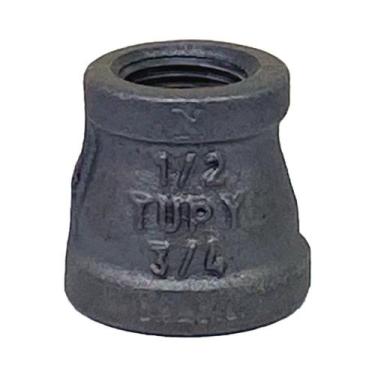 Imagem de Luva Tupy Redução 3/4" x 1/2" NPT Média Pressão, 1