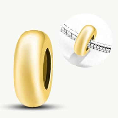 Imagem de 1 peça de berloque de prata elegante para mulheres, faça você mesmo e roupa diária combinando joias decoração presente para mamãe, 2.88*8.75mm, Prata, Sem Pedra Preciosa