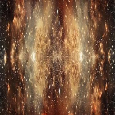 Imagem de Quadro Decorativo Ethereal Celestial Swirl Omega Centauri Arte Cósmica para Sala e Quarto 30x30cm