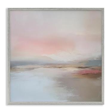 Imagem de Stupell Industries Muted Landscape Distant Horizon Gray Framed Giclee Art, design by Petal Prints Design, 17 x 17