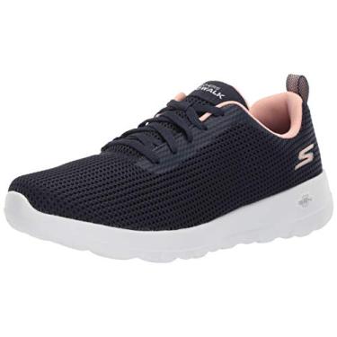 Imagem de Skechers Tênis feminino Go Walk Joy-15641, Azul-marinho/rosa, 6.5