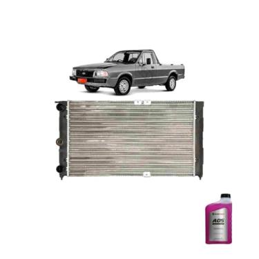 Imagem de Kit Radiador Ford Pampa 1.8 1994 + Aditivo Radiador A05 Pronto Uso Black Prime