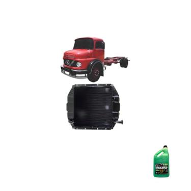 Imagem de Kit Radiador Mercedes-Benz 1113/1313/1513/2013/2213 + Aditivo Paraflu Verde Pronto Uso