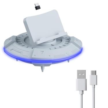 Imagem de Hosanwell Base de carregamento PS Portal, 23 modos de iluminação RGB, carregamento rápido, para consoles PS Portal