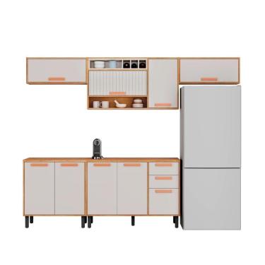 Imagem de Cozinha Completa 280cm Nápoles Em Mdp Off White Itatiaia