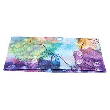 Imagem de Faixa de cabeça para ioga, faixa de cabeça para corrida, esportes, treino, faixas de cabelo para mulheres, padrão impresso na moda, faixa de cabelo larga, mantém o suor longe, (FF92-4)