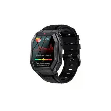 Imagem de Smartwatch com Monitor Cardíaco - Preto - Verde
