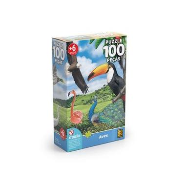 Imagem de Quebra-cabeça 100 peças Aves