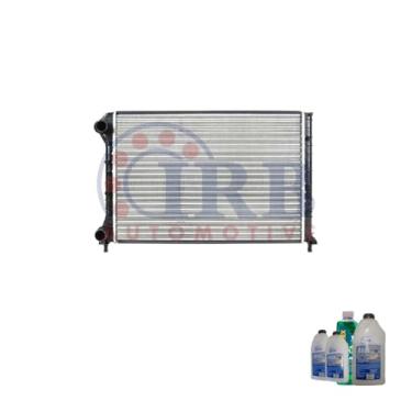 Imagem de Kit Radiador Doblò 1.6 16V 2001+ Com Aditivo RadiEx Verde E Água Desmineralizada