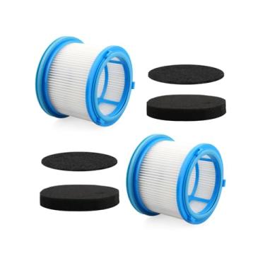 Imagem de Filtro de substituição 4039 4052 adequado para Bissell PowerClean FurGuard 280W FurFinder 200W aspirador de pó sem fio 4039 4052 4026 4137, substitui 1646970 pré-filtro 1646969 filtro de motor, pacote