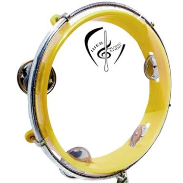 Imagem de Pandeiro Infantil Junior 8 Polegadas Pele Cristal Web Music Shop (AMARELO)