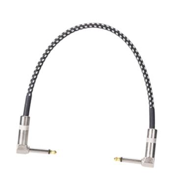 Imagem de Dynwave Cabo de áudio trançado para guitarra, ao desgaste, para pedais e instrumentos musicais.