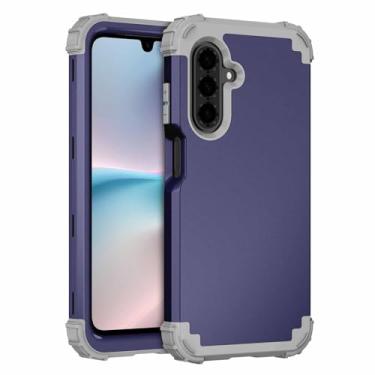 Imagem de Asuwish Capa de telefone para Samsung Galaxy A26 5G capa dura à prova de choque de silicone macio amortecedor híbrido três camadas aderência resistente acessórios de proteção resistente A 26 26A LTE