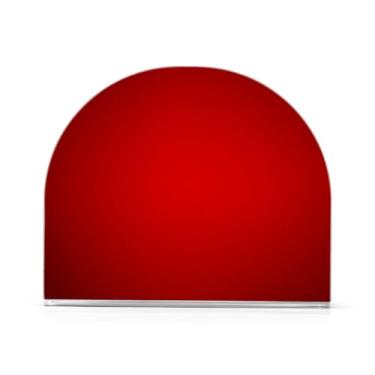Imagem de JUZIHAI Porta-guardanapos de cor sólida vermelho liso para mesa dispensador de guardanapo de acrílico suporte de lenços independente de mesa para cozinha sala de jantar bar festa decoração de casa
