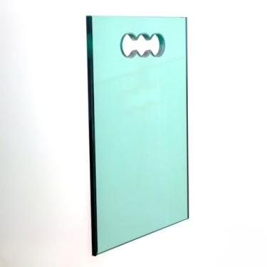 Imagem de Tábua De Vidro Temperado Churrasco Carne Cozinha Vidro(Verde,10mm)